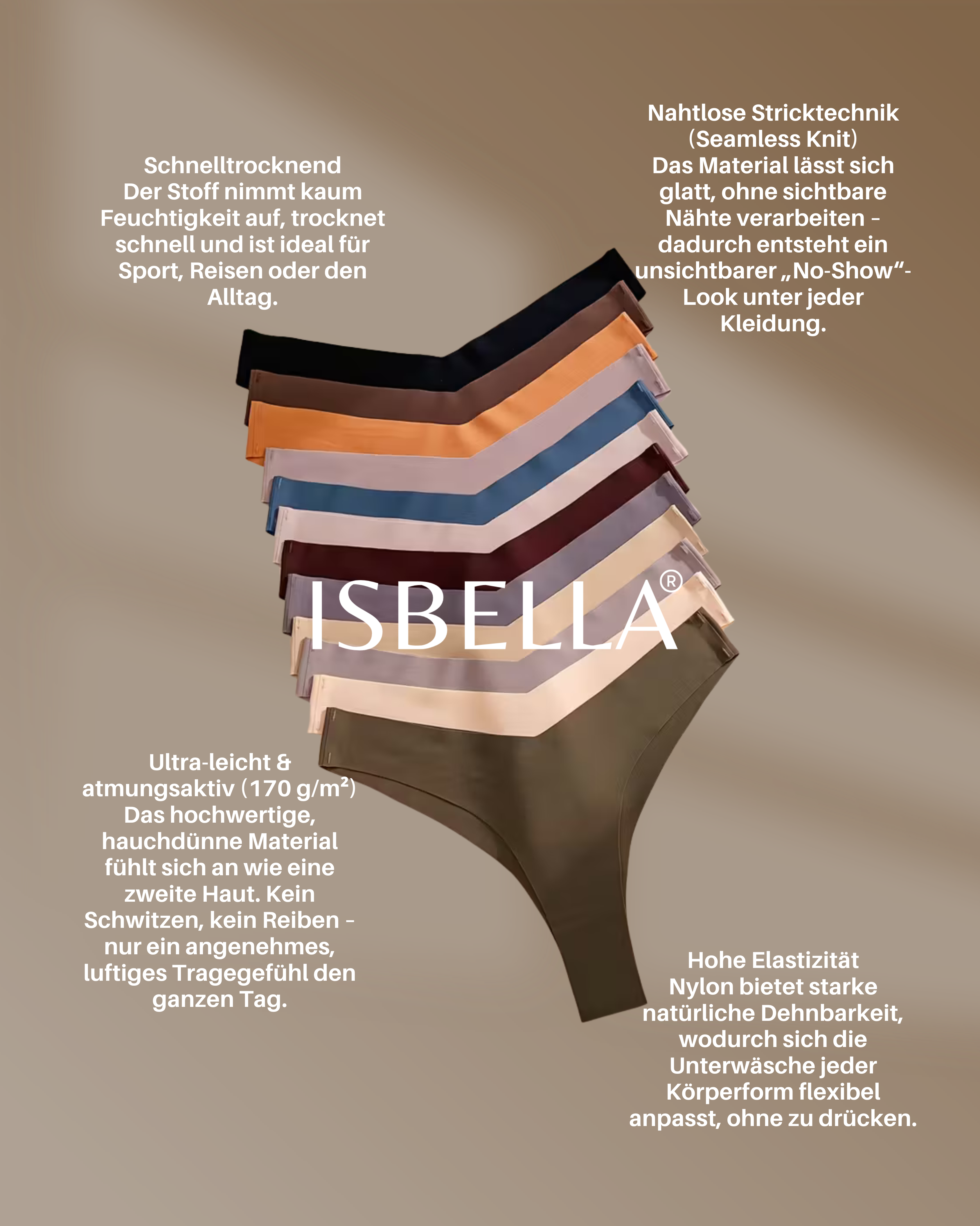ISBELLA Daily No-Show 12er-Set