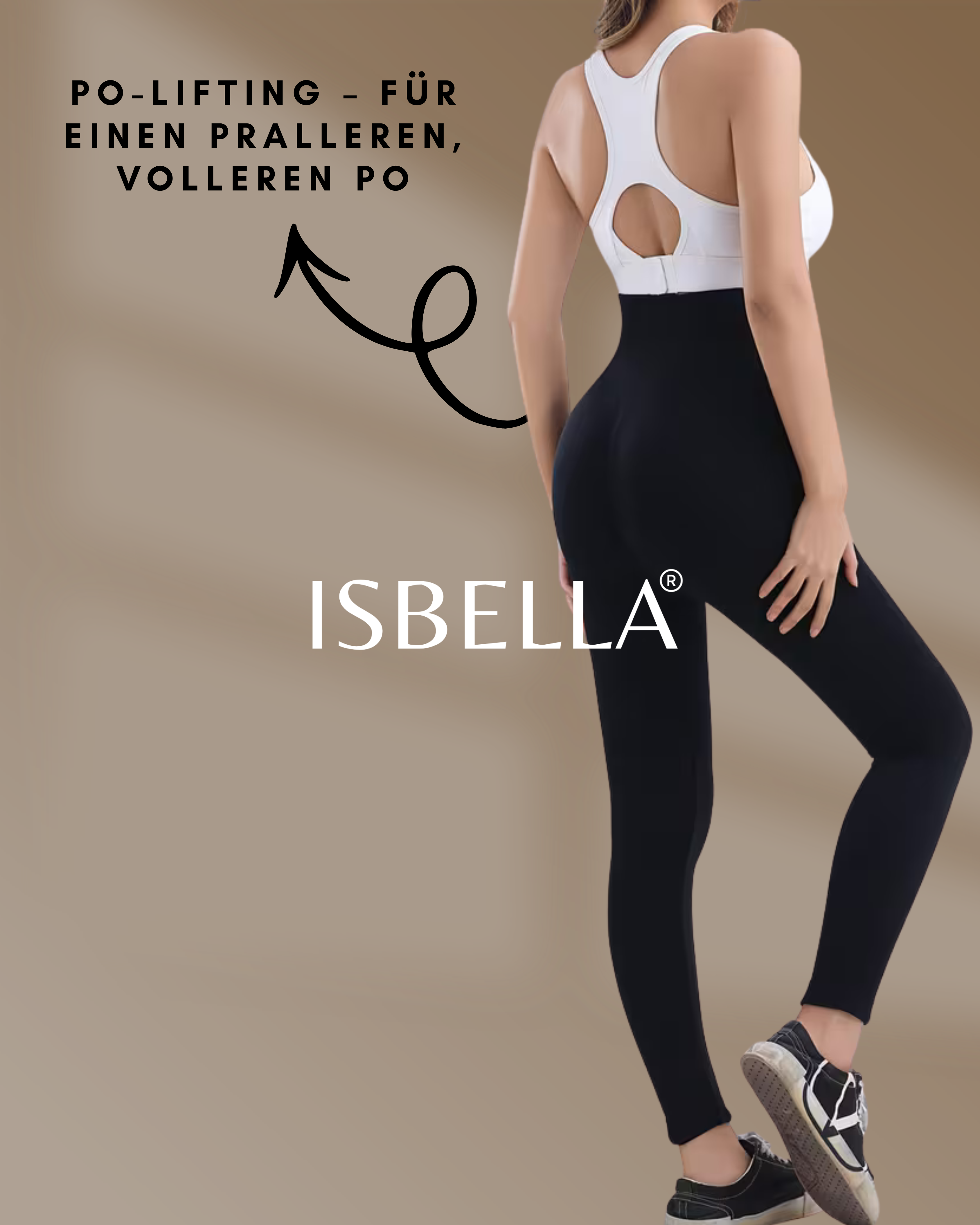 ISBELLA Schwangerschafts-Yoga-Leggings – Hoher Bund, Weicher Sitz