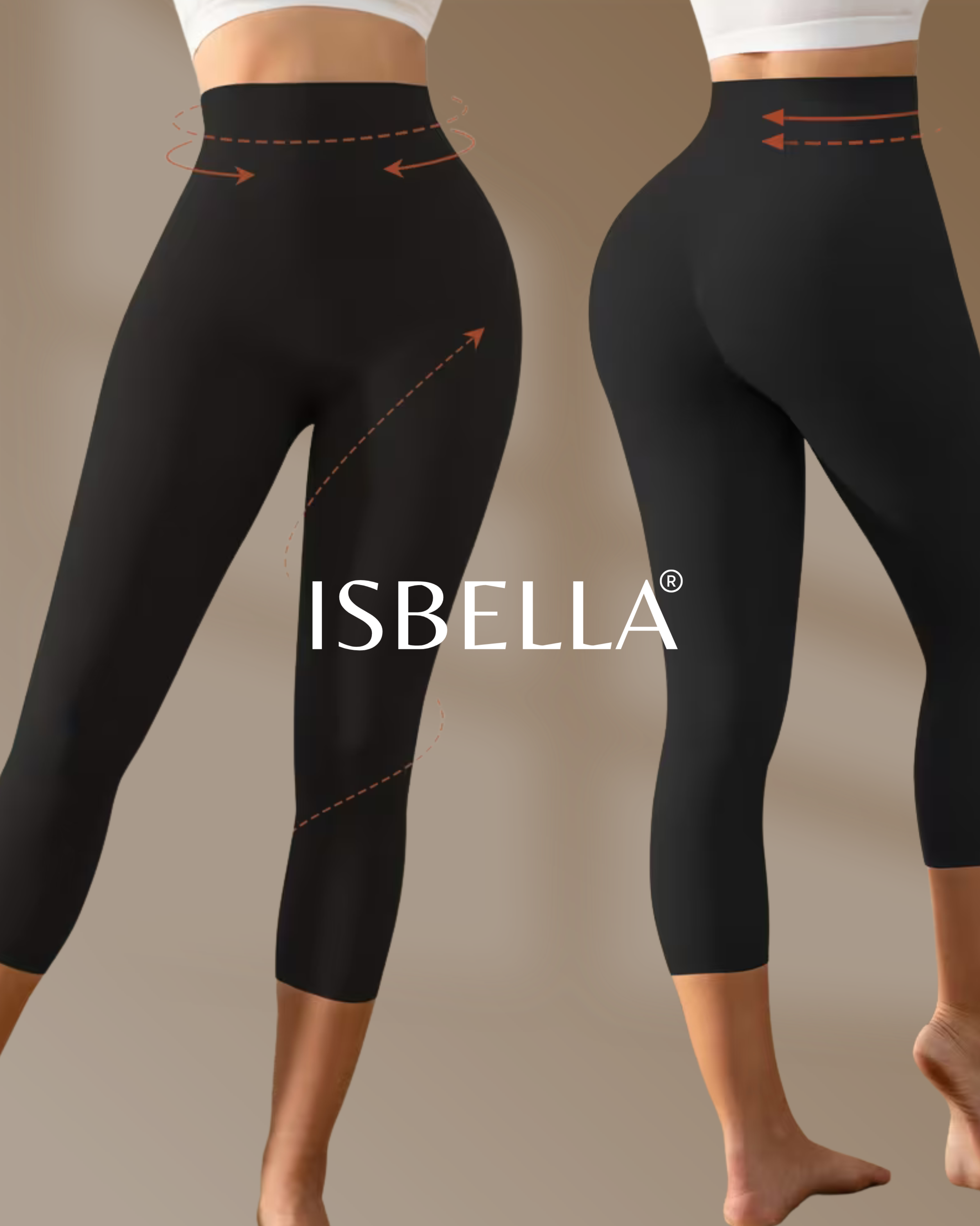 ISBELLA High-Waist Capri Pants – Formend wie eine zweite Haut