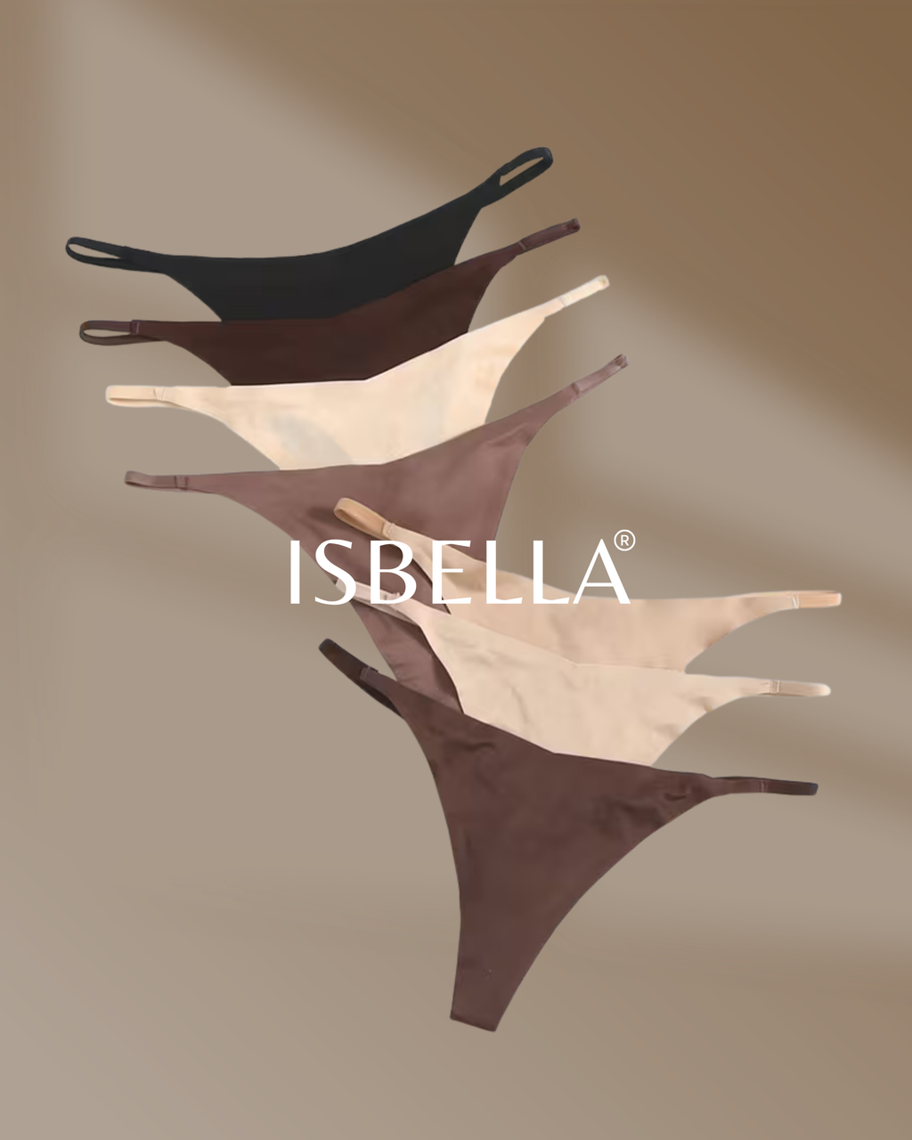ISBELLA 7er-Pack Seamless Low-Waist Thongs – Elegant & Unsichtbar