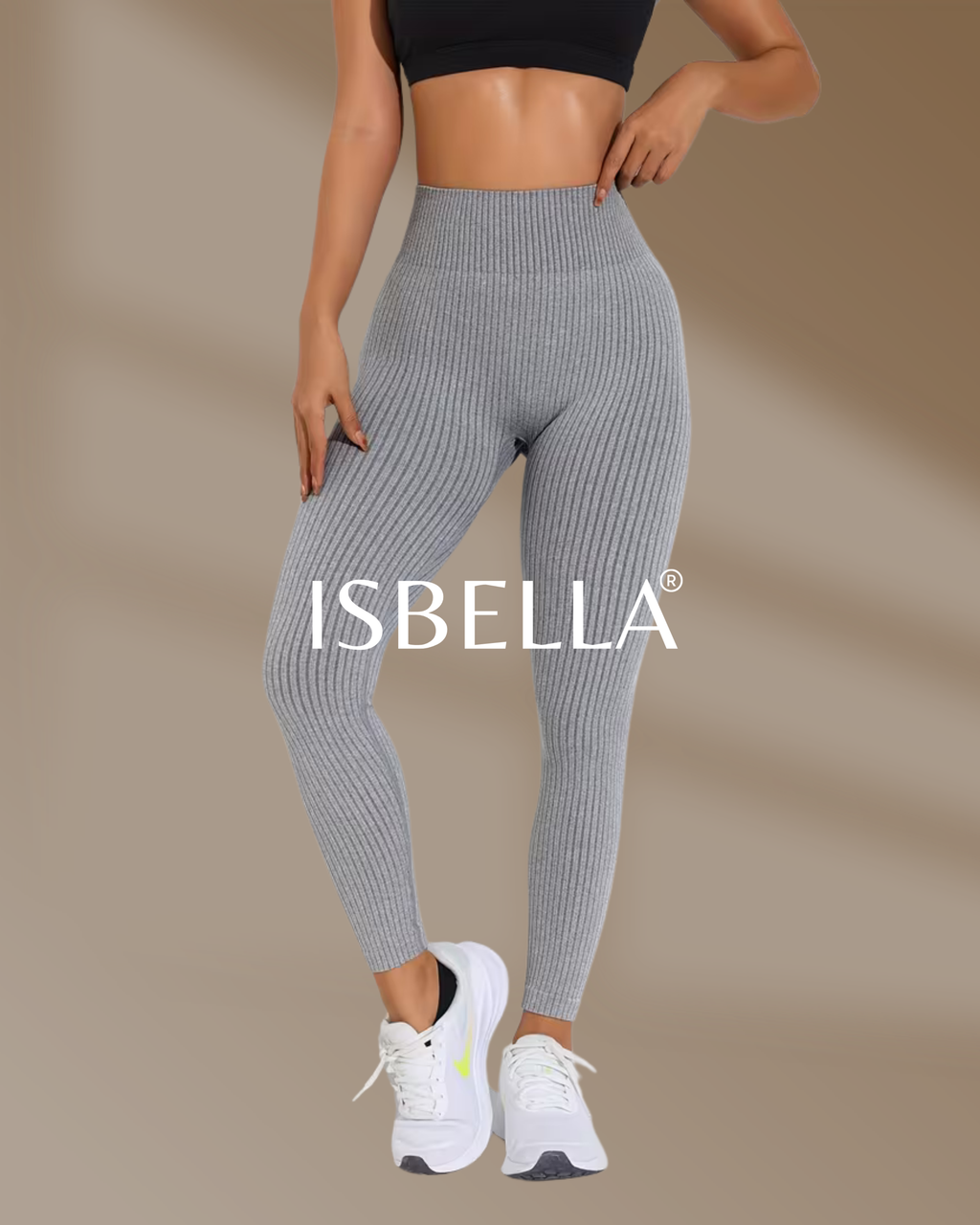ISBELLA RibFlex High-Waist Leggings – Formend, Nahtlos & Zweite-Haut Komfort