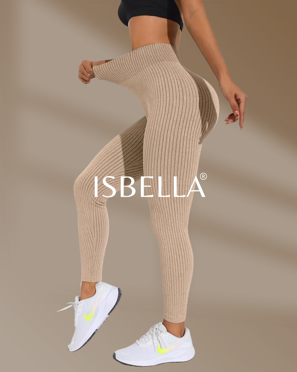 ISBELLA RibFlex High-Waist Leggings – Formend, Nahtlos & Zweite-Haut Komfort